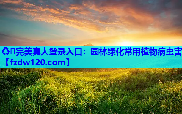 园林绿化常用植物病虫害